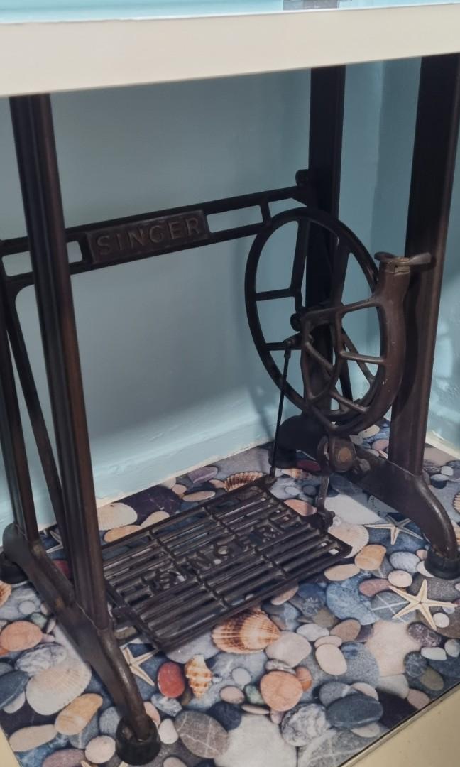 SINGER sewing machine leg stand only, Furniture & Home Living