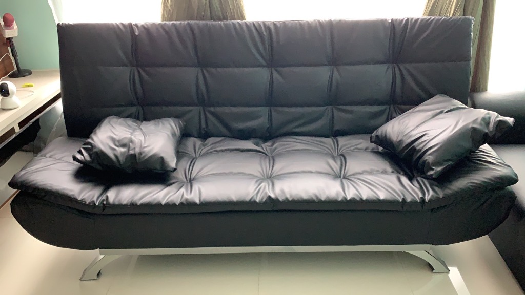 Black Sleeper Sofa Leather | Cabinets Matttroy