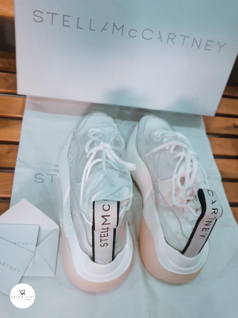 Stella mccartney clear sneakers hotsell