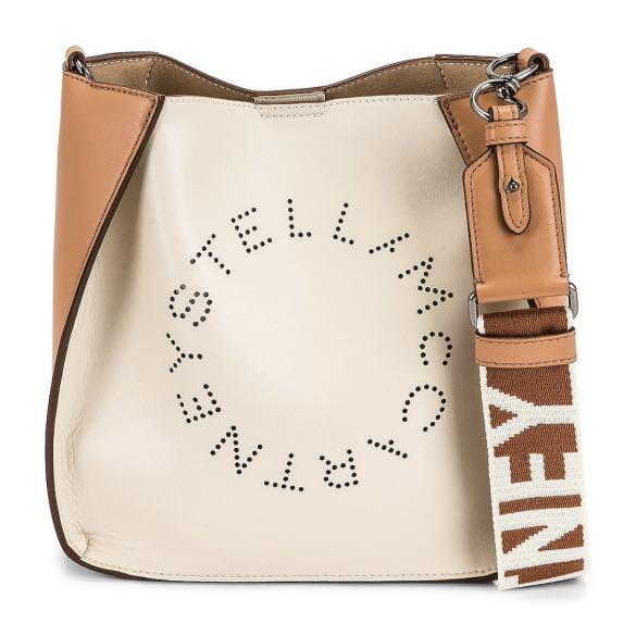 Stella McCartney Mini Bicolor Eco Soft Alter Napa Crossbody Bag
