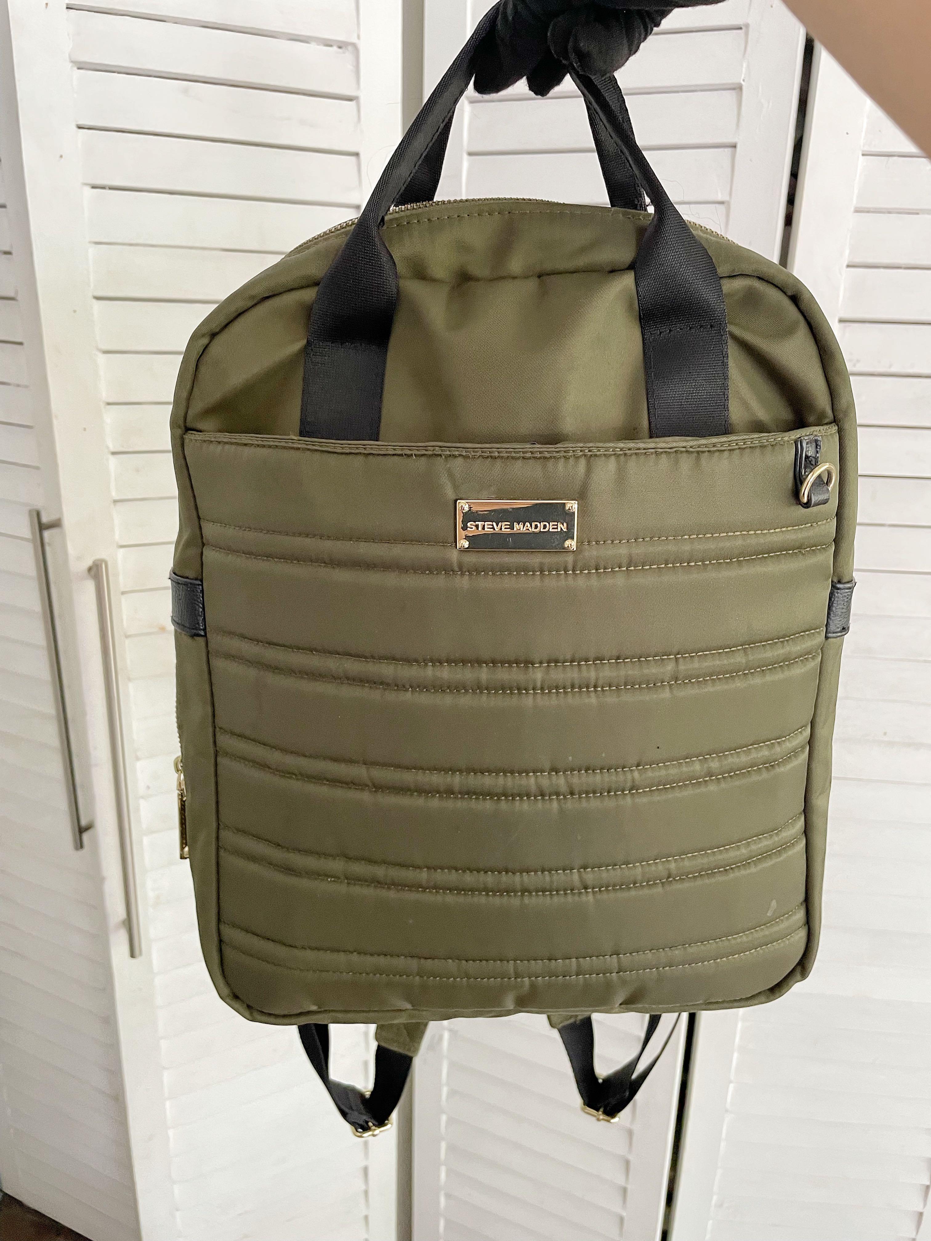 SELLING LOW Steve Madden Army Green Backpack Unisex Bag