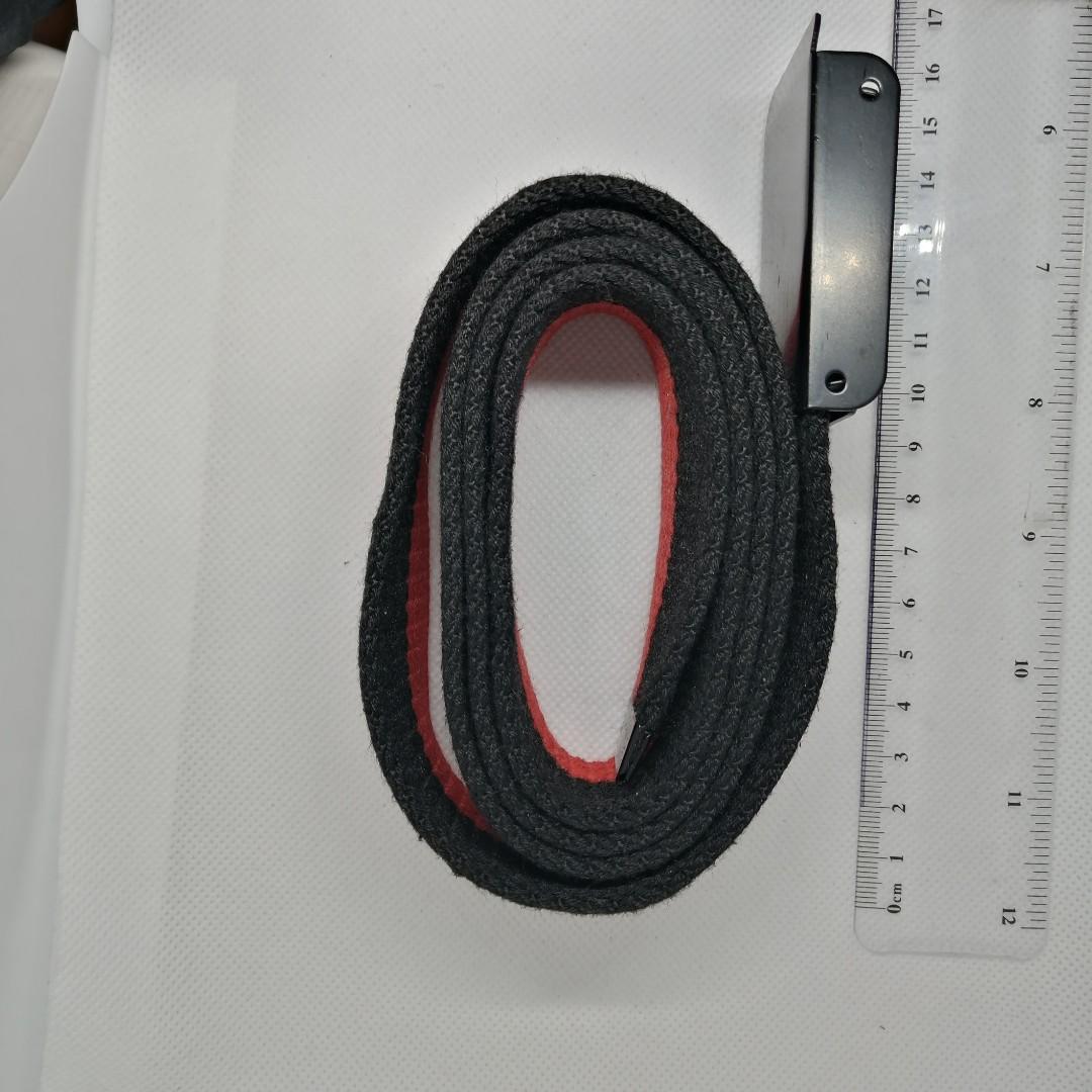 Stussy Black Red belt (Category: Women's Accessories) located in Kogarah. Submitted by dreamout (Listing ID 1098541785, Image 3). Description: brand new never worn Stussy belt thread fabric belt wrap around. Can adjust anywhere as the belt clamps onto any part of the belt..