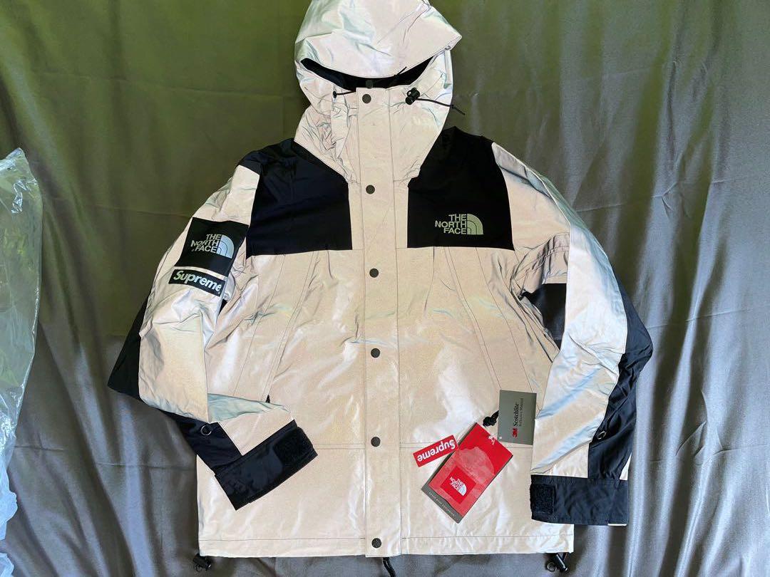 Supreme x north face 3M Reflective jacket, 男裝, 外套及戶外衣服