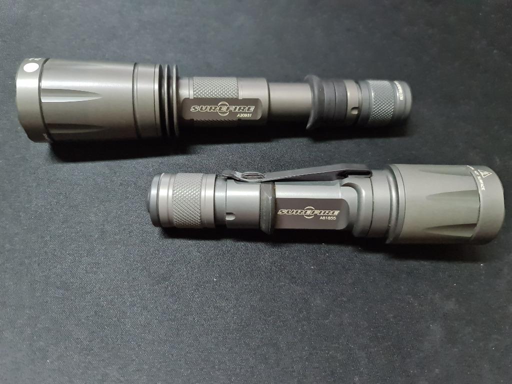 Surefire L5 and L6 Digital Lumamax collectable Flash Lights