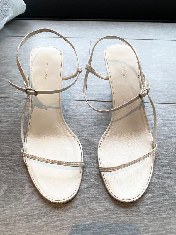 The row 2025 bare sandals white