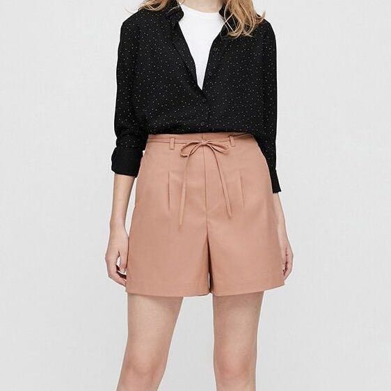 UNIQLO Belted Smart Shorts, Women's 