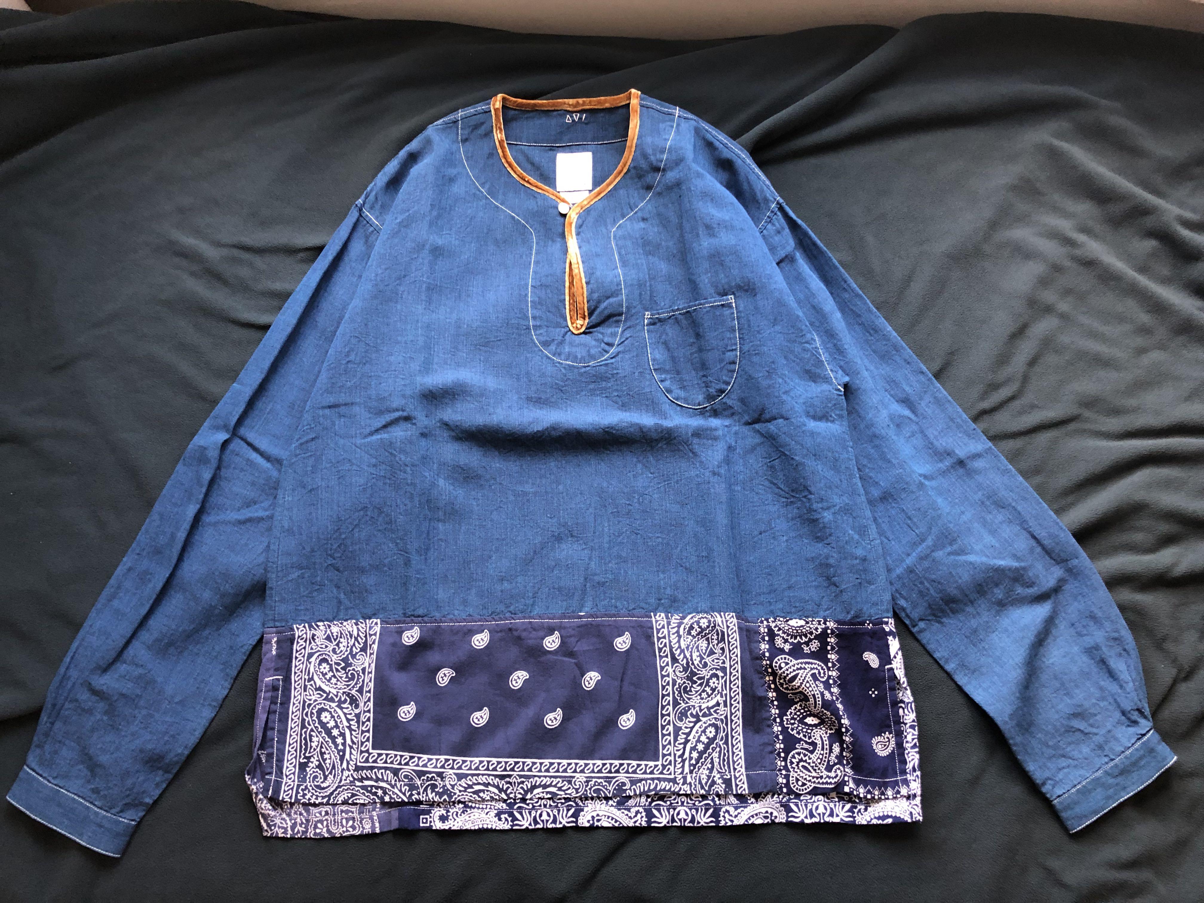 visvim SS BORDER TUNIC P.O., 男裝, 外套及戶外衣服- Carousell