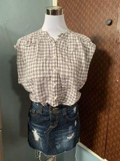 White brown top