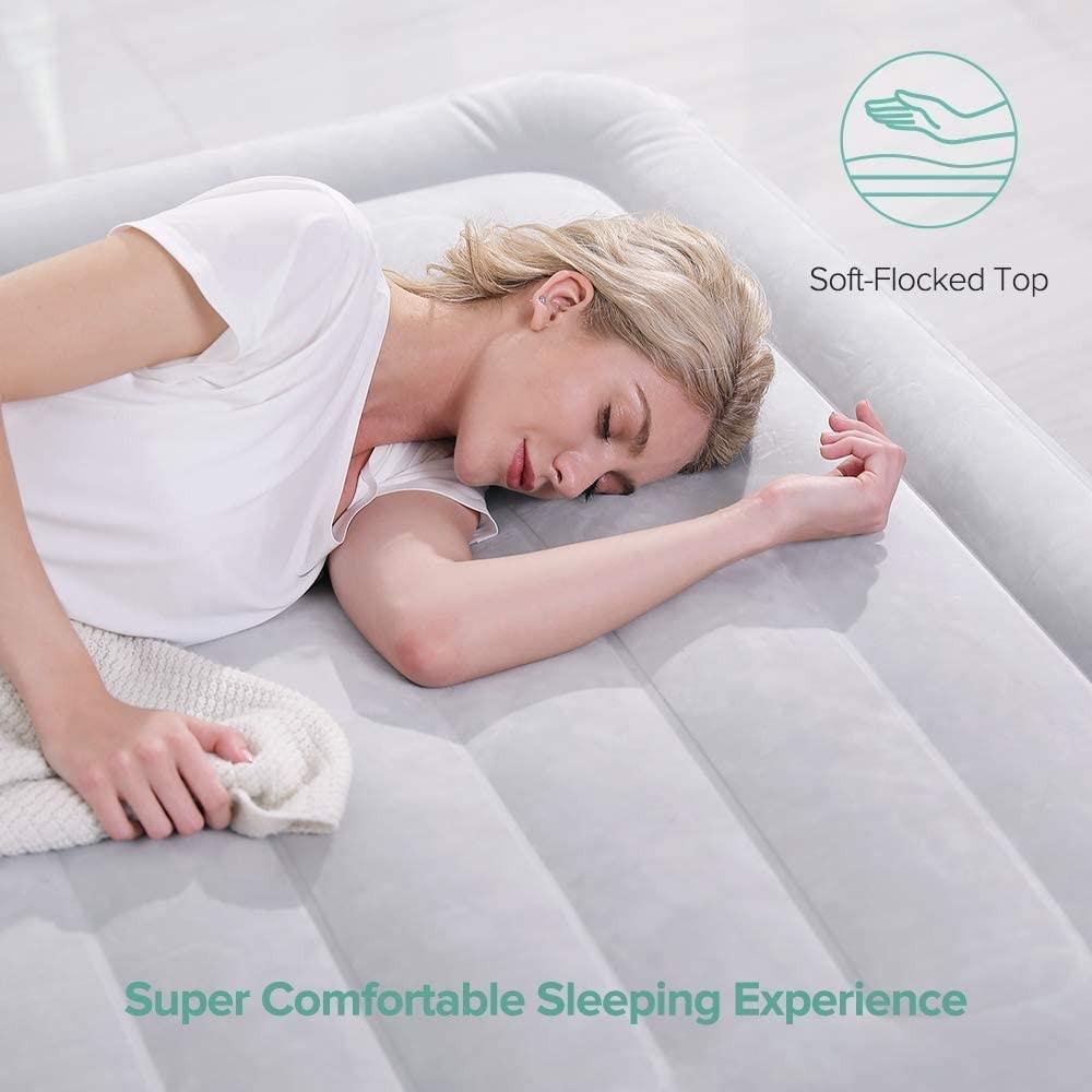 Electric blow hot sale up bed