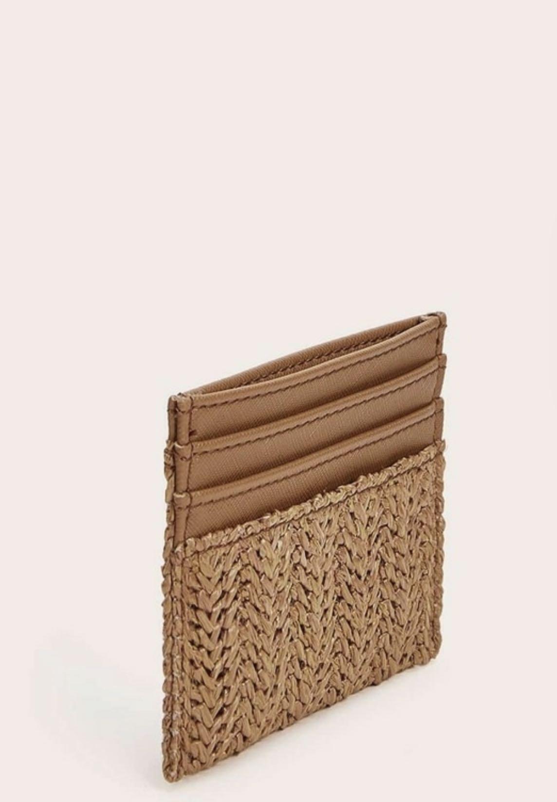 Rattan wallet hotsell
