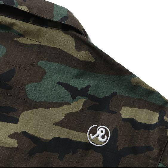 Wtaps x Richardson Buds LS Cotton Ripstop Camo jungle modular, 女