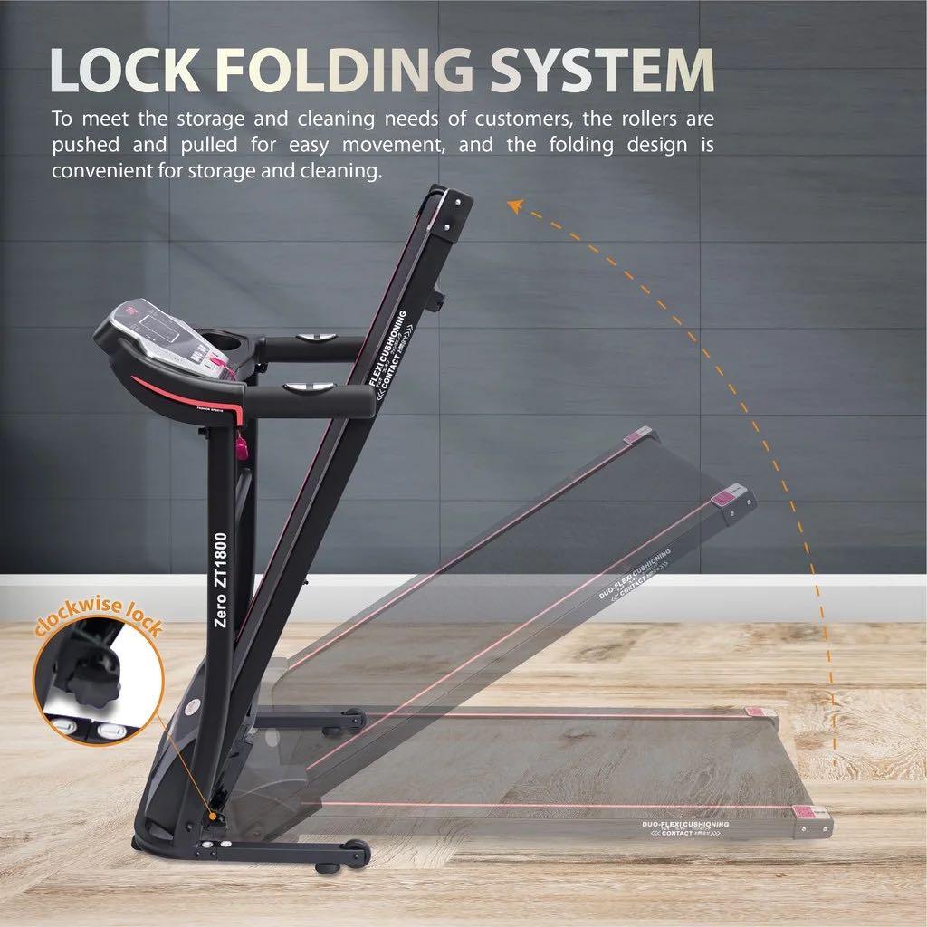 Zero Healthcare Treadmill ZT1800 (Warranty left 22 months), Sports