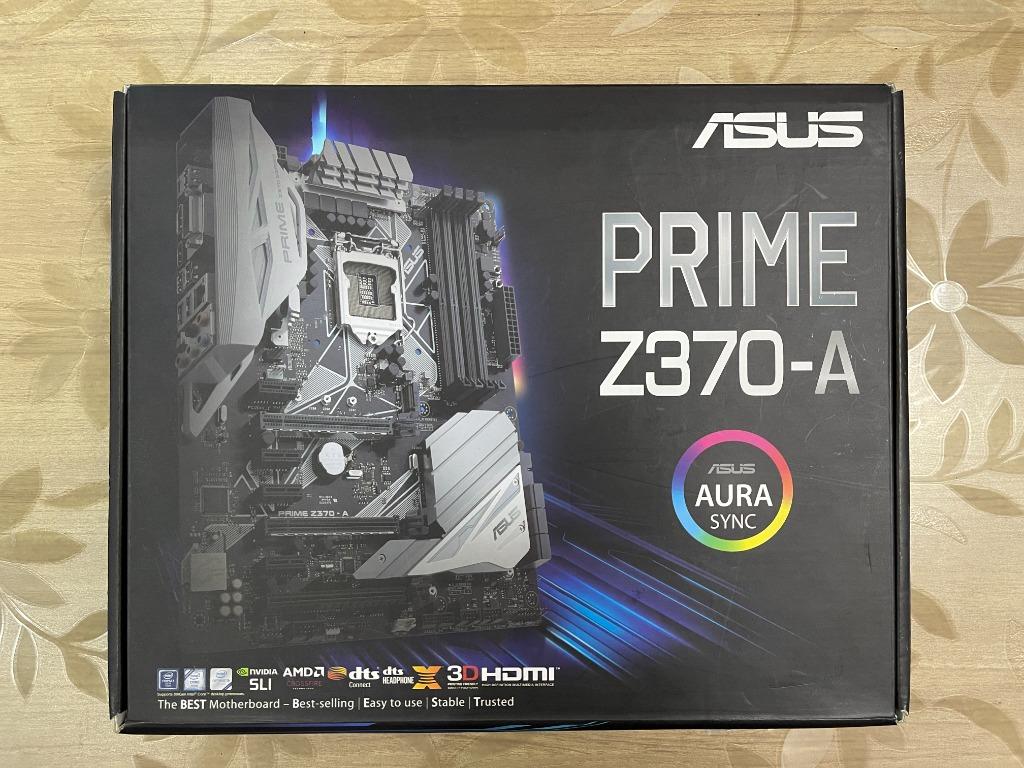 99.99 New Asus Prime Z370 A LGA1151 Motherboard Works with Intel 8th 9th Gen CPUs Computers Tech Parts Accessories Computer Parts on Carousell