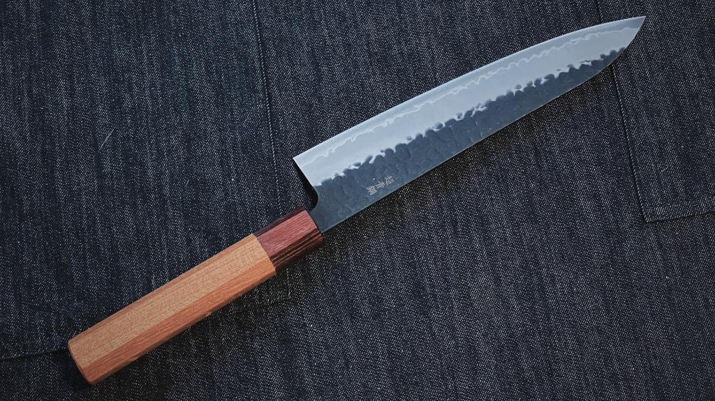 堺孝行黑打鎚目三枚合超青鋼牛刀210mm 應有盡有性價比極高日本刀廚刀