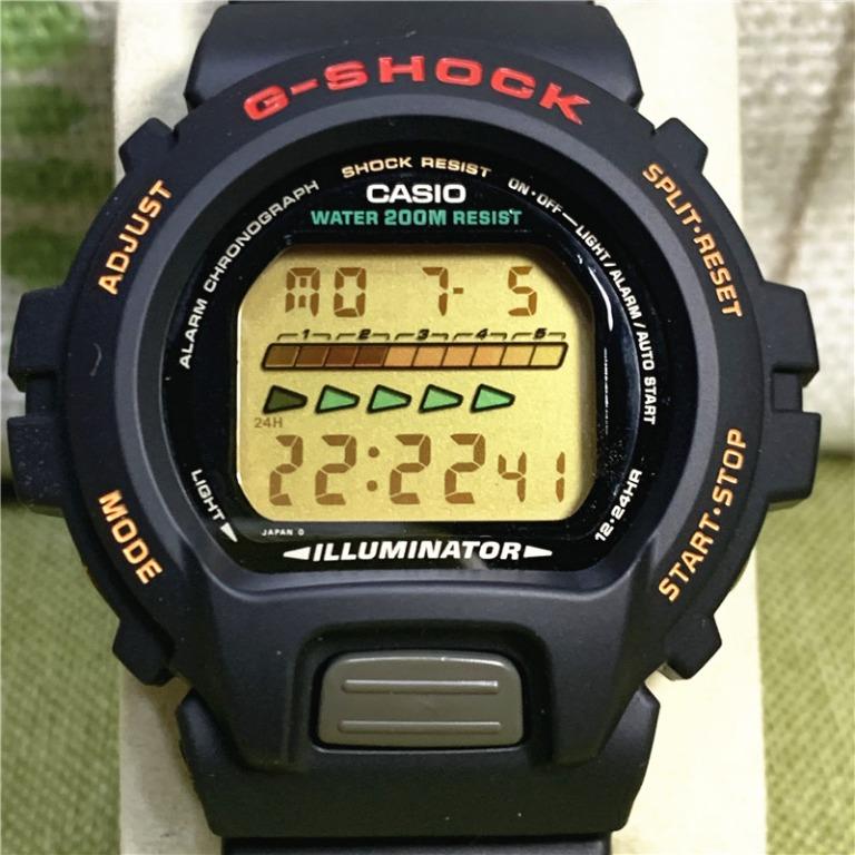 Bouton De Rétroéclairage Casio Pour G-Shock DW-6600-1V - Neuf Avec étiquettes
