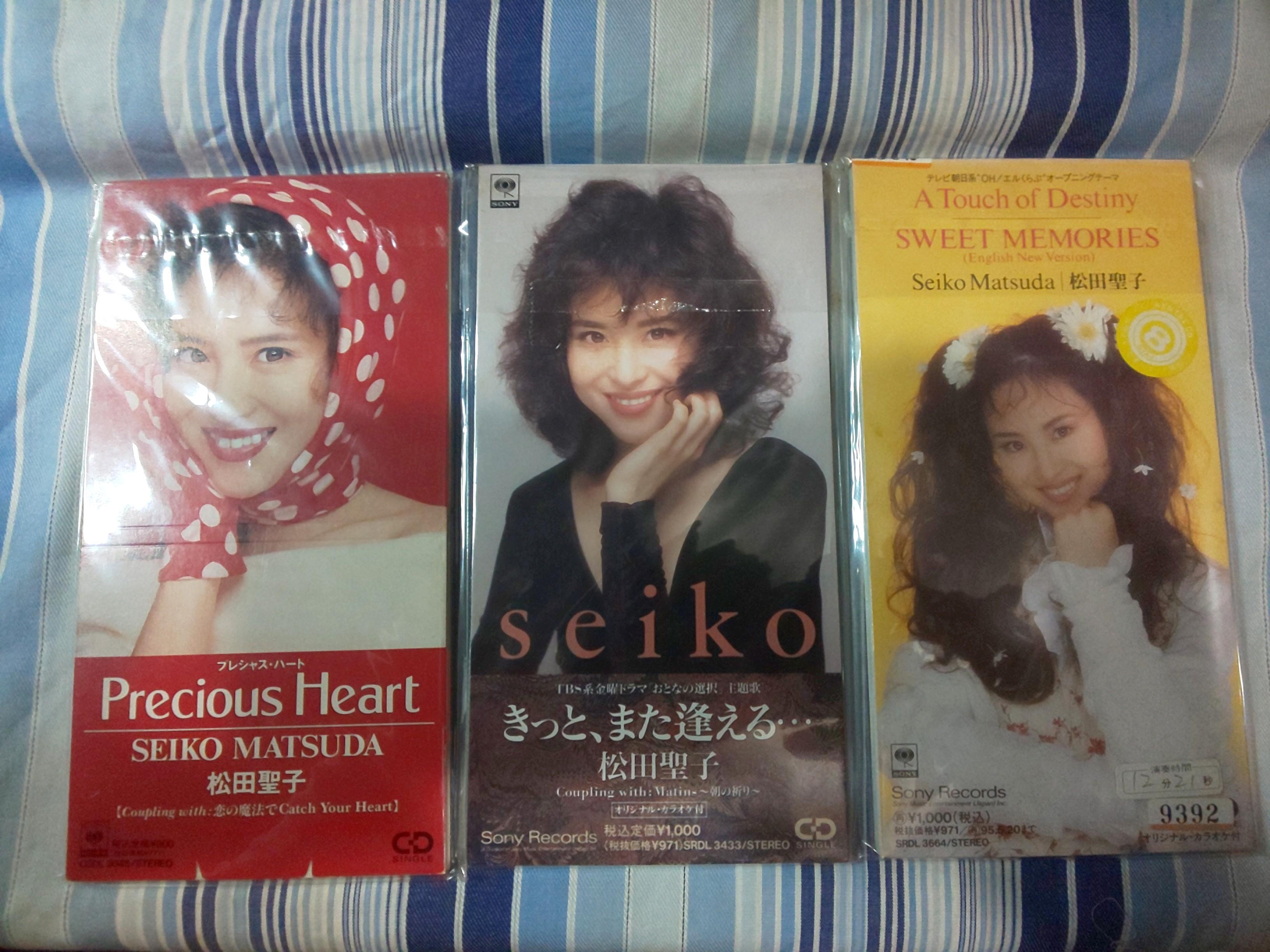 松田聖子seiko matsuda 3吋JAPAN CD SINGLE x3, 興趣及遊戲, 收藏品及 