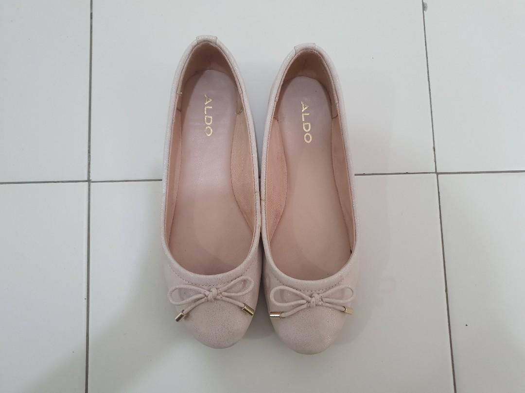 ALDO ballerina flats beige cream