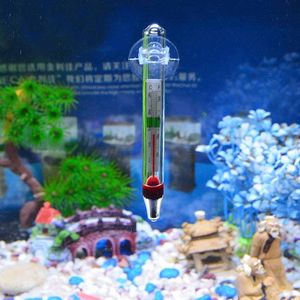 Aquarium Thermometer Meter Fish Water Tank Temperature Glass (BN