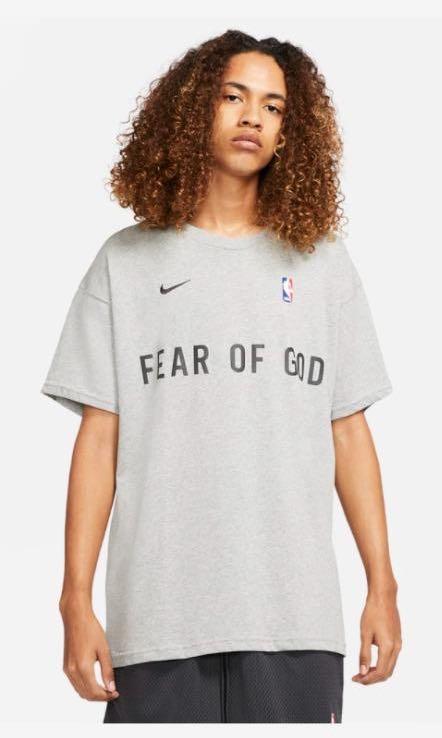 FEAR OF GOD Nike Warm Up T-Shirt GRAY XS