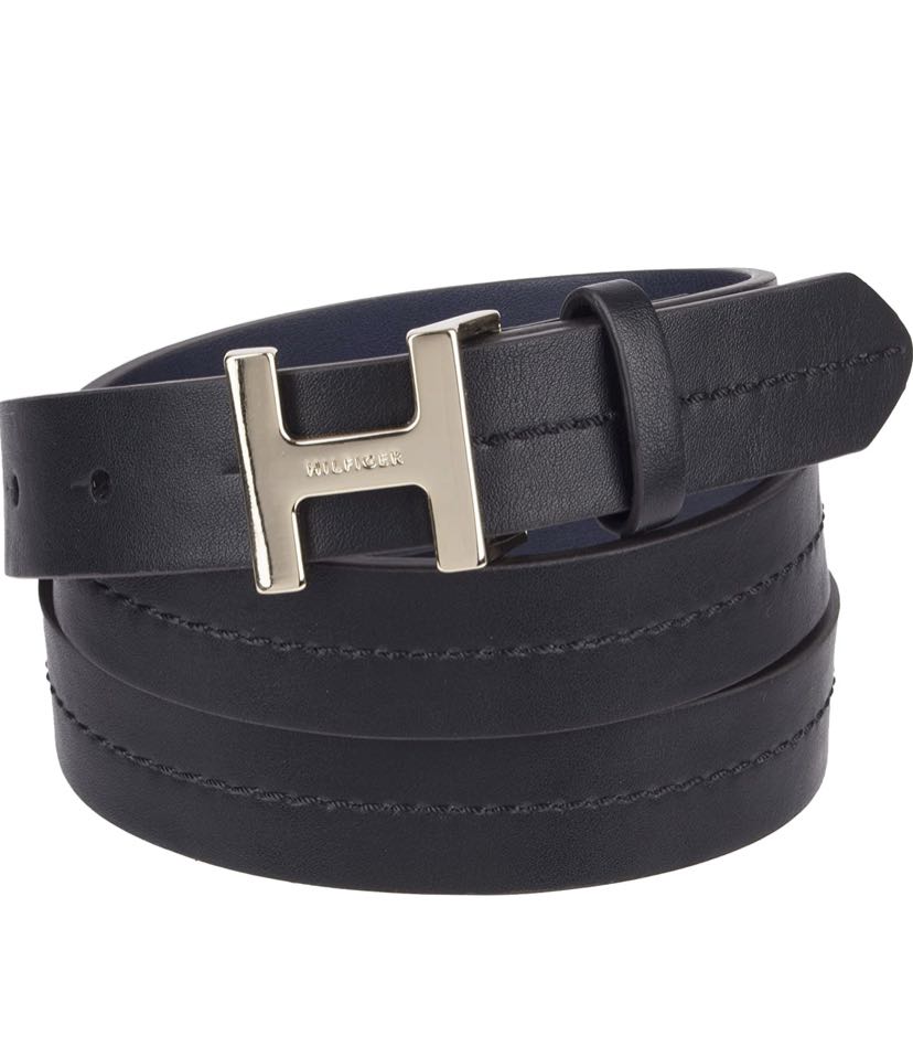 Authentic Hilfiger Stitched Buckle Belt, Women's Fashion, Watches & Belts on Carousell