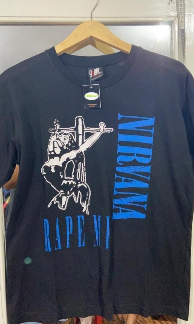 90s NIRVANA タツノオトシゴ Rape Me バンドTシャツ USA製 90s NIRVANA タツノオトシゴ Rape Me バンドTシャツ USA製