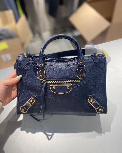 Balenciaga small city navy Barang Mewah Tas Dompet di Carousell