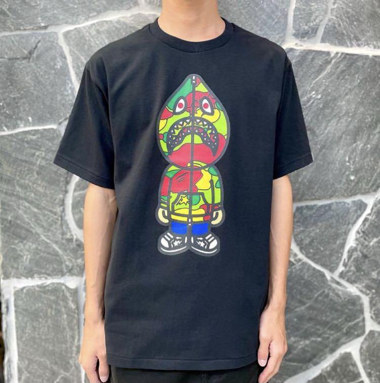 bape milo shark tee