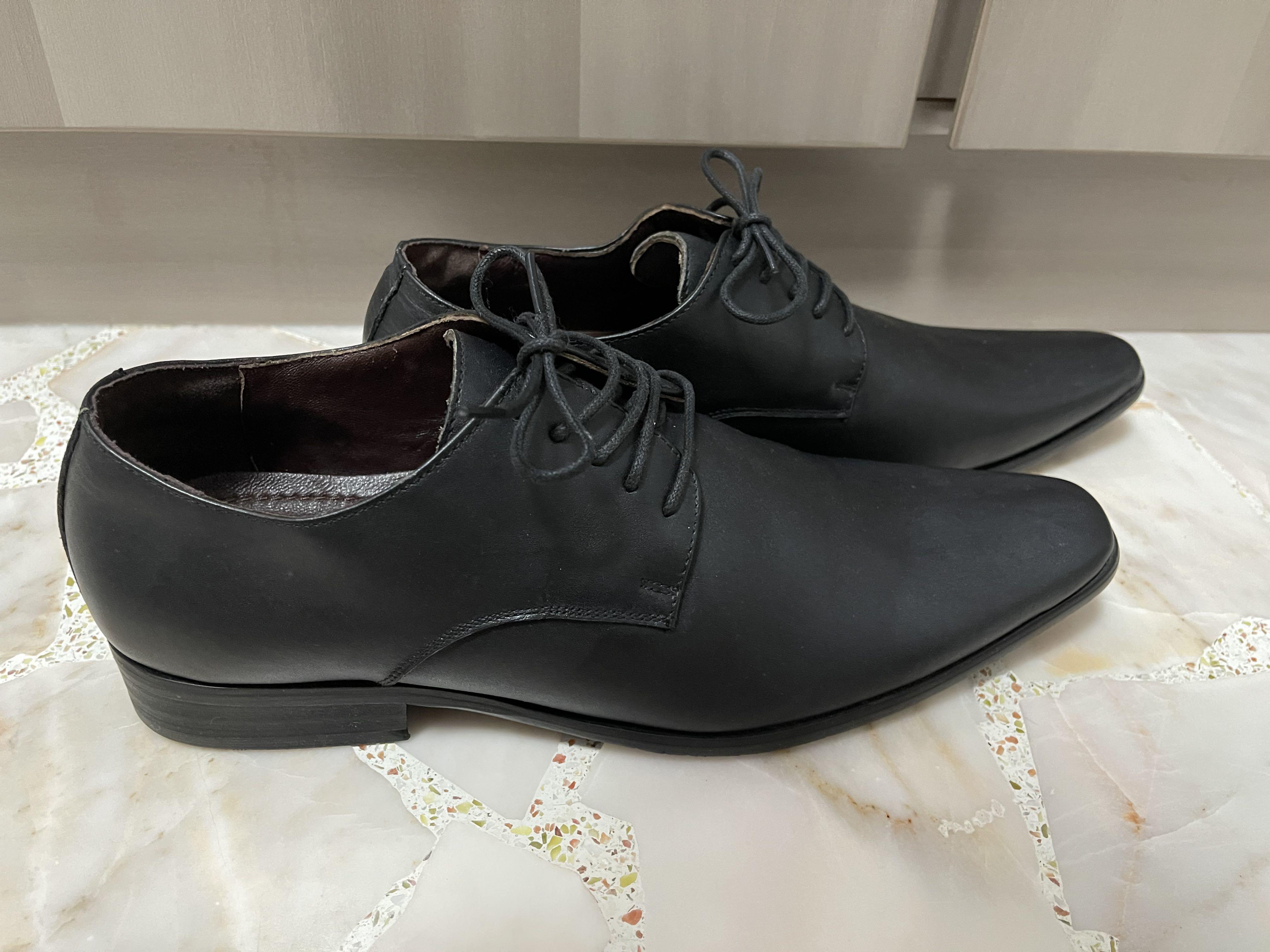 Mens black dress shoes size 9 store