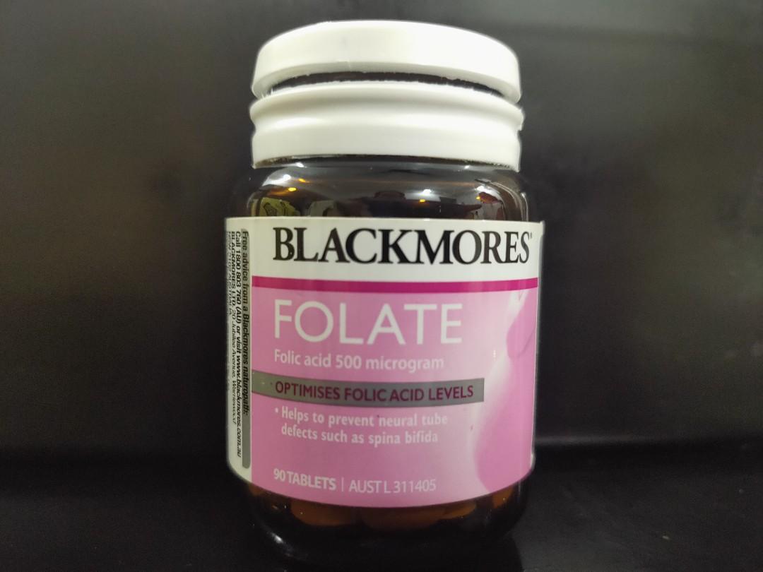 Blackmores Folic Acid Health Nutrition Health Supplements Vitamins Supplements On Carousell