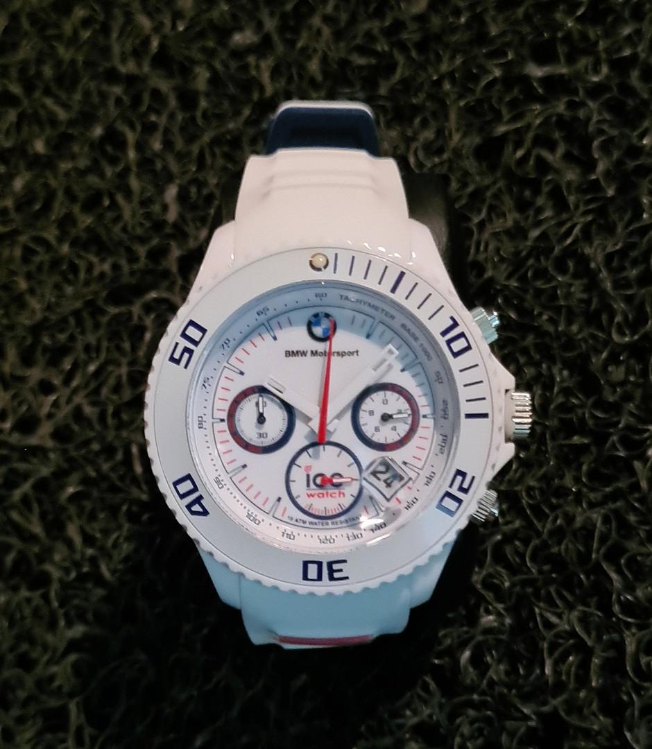 BMW Motorsport Ice Watch White Sili Collection, Luxury, Watches on Carousell