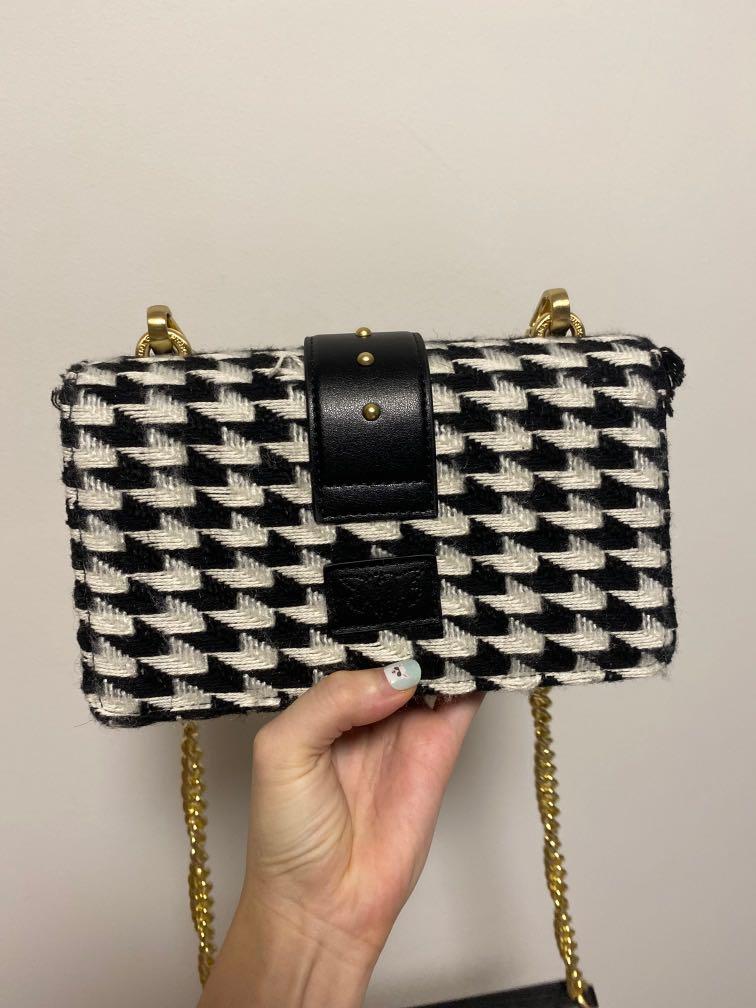 BNWOT Pinko Tweed Bag, Women's Fashion, Bags Wallets, Cross-body