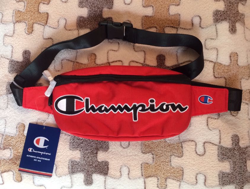 Champion waist bag best sale red
