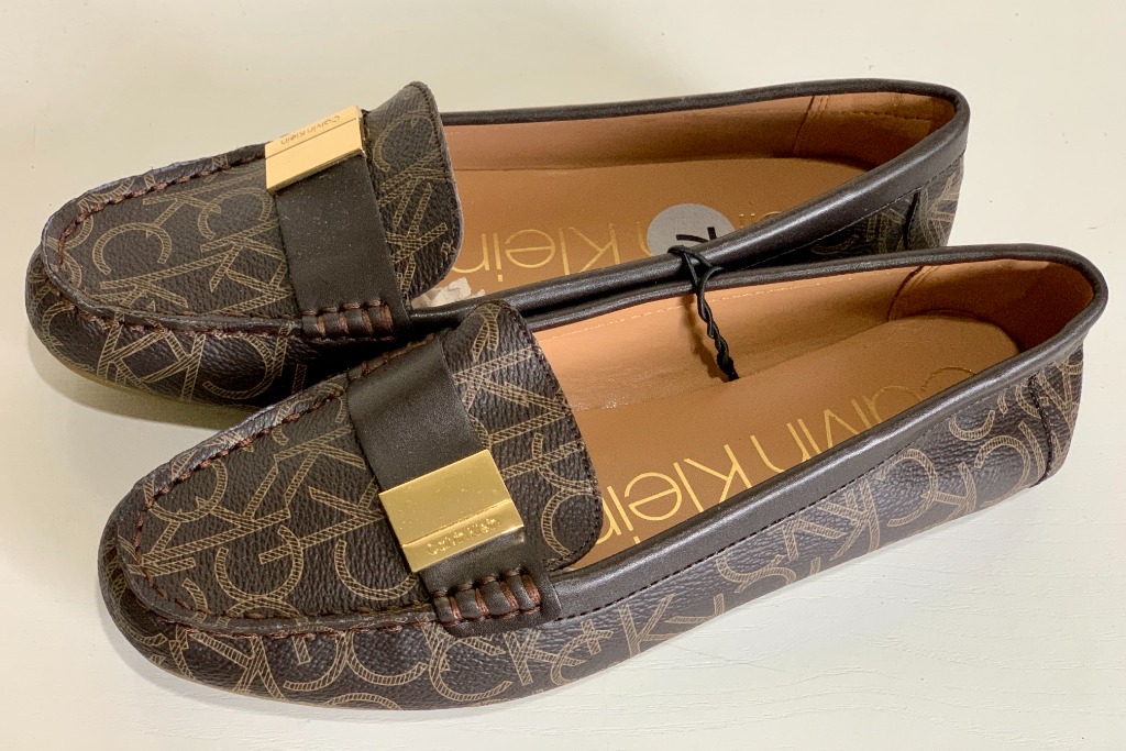 Calvin klein deals shoes brown