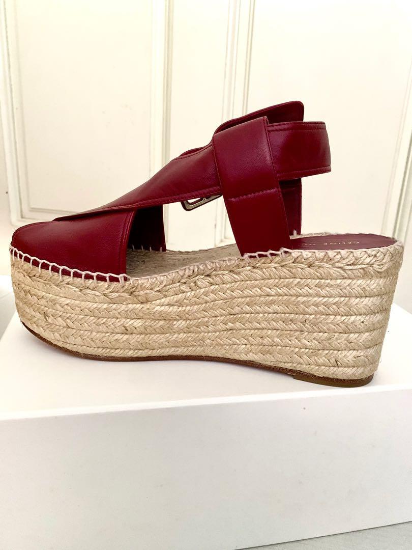 Celine Espadrille Wedge Sandal Luxury Sneakers Footwear on Carousell