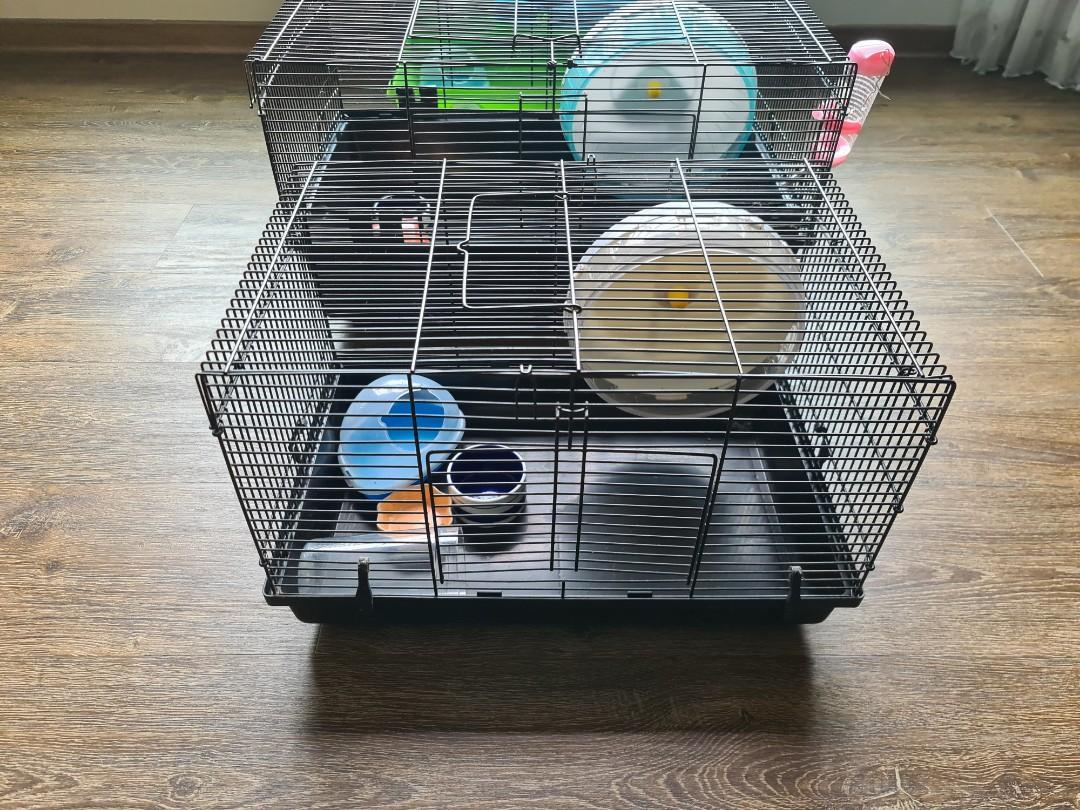 Temporary hamster cage hot sale