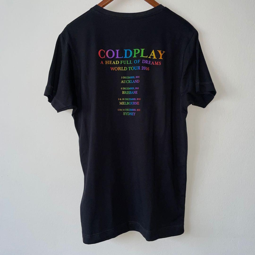 Coldplay t-shirt tour 2016 2025
