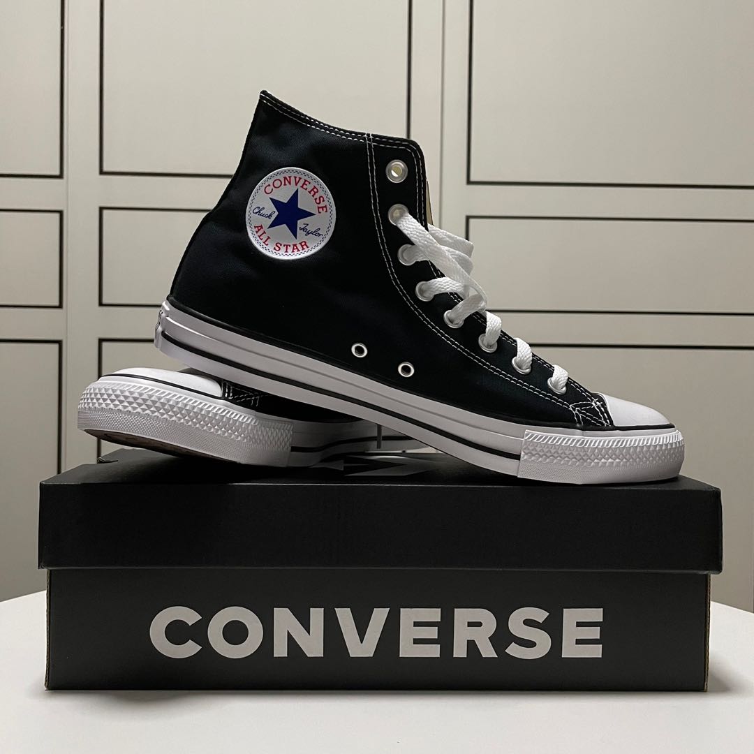 Chuck taylor black high cut sales