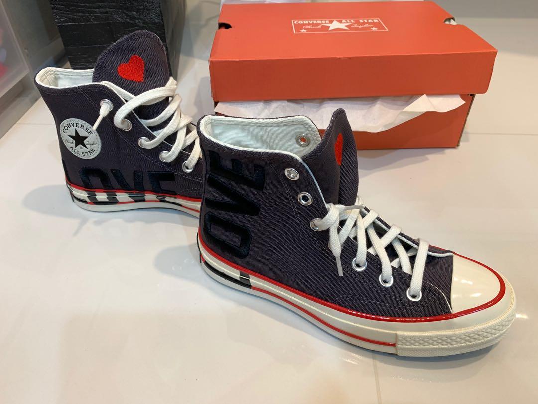Converse love fearlessly noir outlet