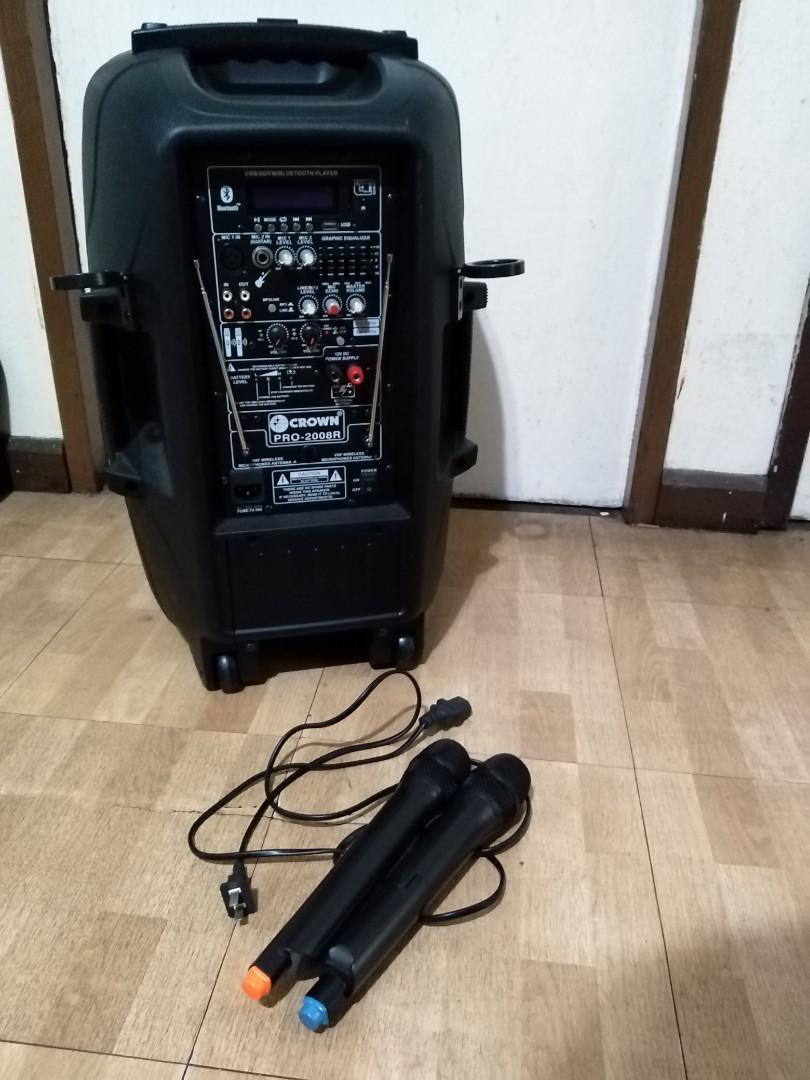 Crown trolley speaker sales