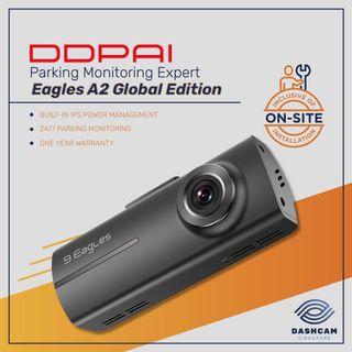 DDPAI Eagles A2 | 1080p Full-HD Single Channel Car Camera [Global Edition]  | Inclusive of on-site Dashcam installation at your location
