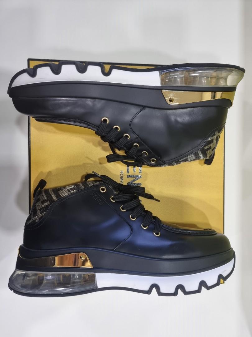 Fendi Lace Up Ankle Boots