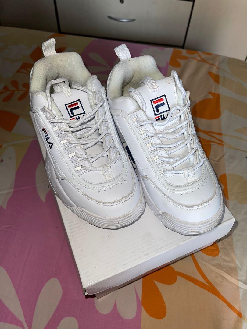ORIGINAL Fila Disruptor Shoes Size 5 and Size 6, Women's Fashion, Footwear,  Sneakers on Carousell