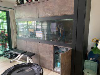 fish tank with cabinet