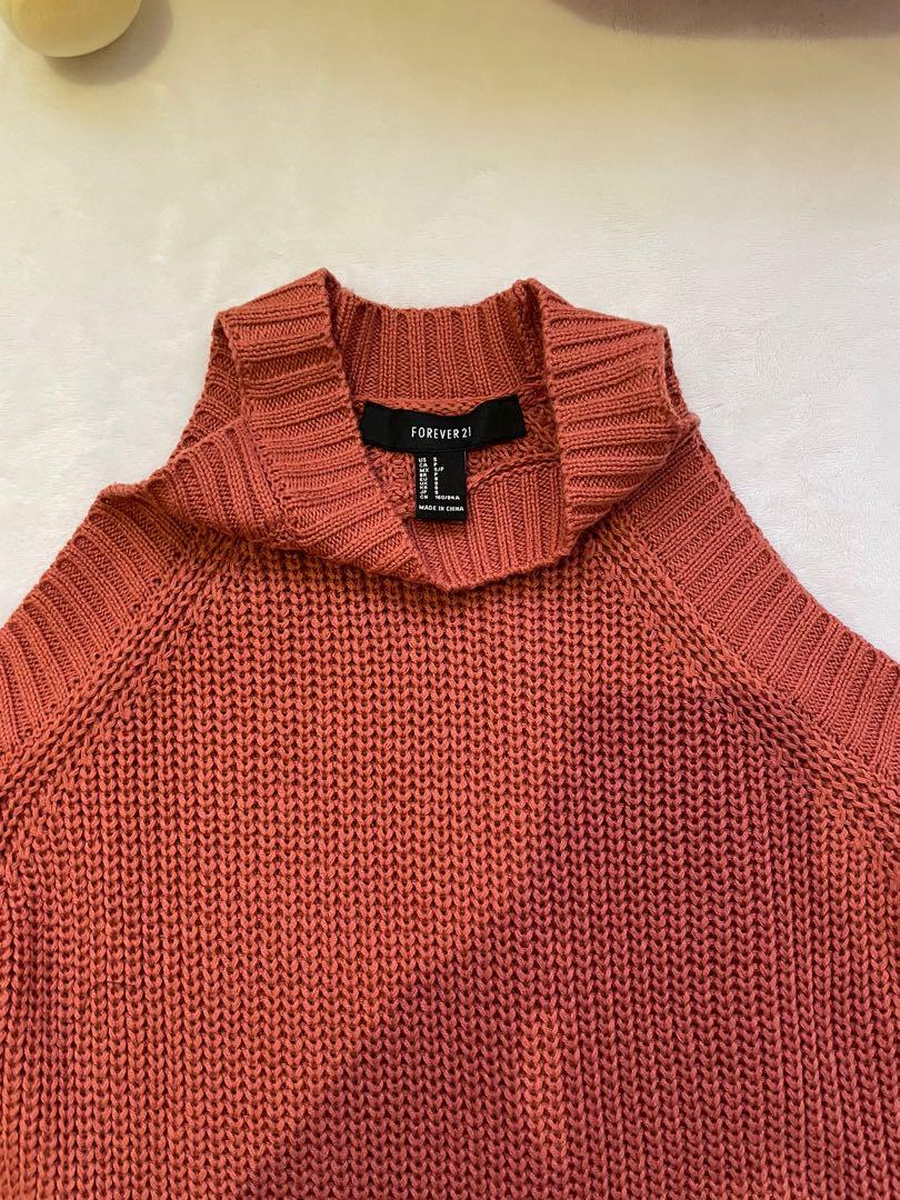 Forever 21 Knitted Shoulder-less Sweater (Category: Longsleeves) located in Muntinlupa City. Submitted by juliaooly (Listing ID 1098757733, Image 2). Description: Size: S.