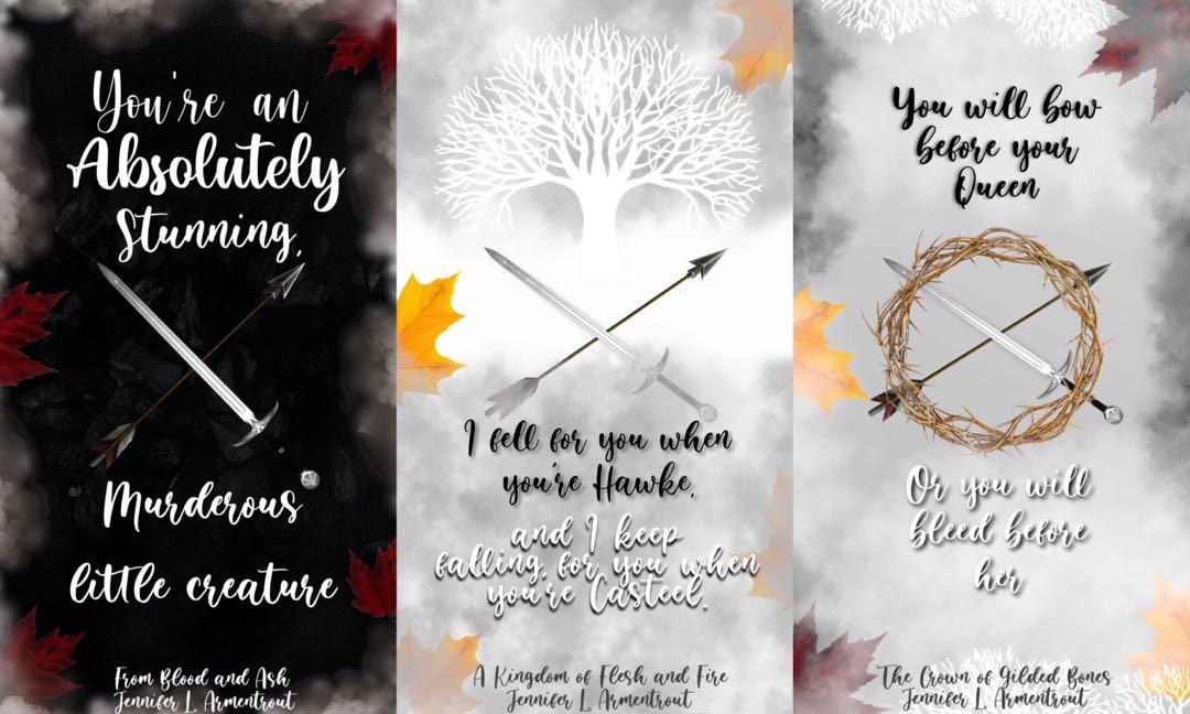 from blood and ash bookmark jennifer l armentrout hobbies toys books magazines storybooks on carousell