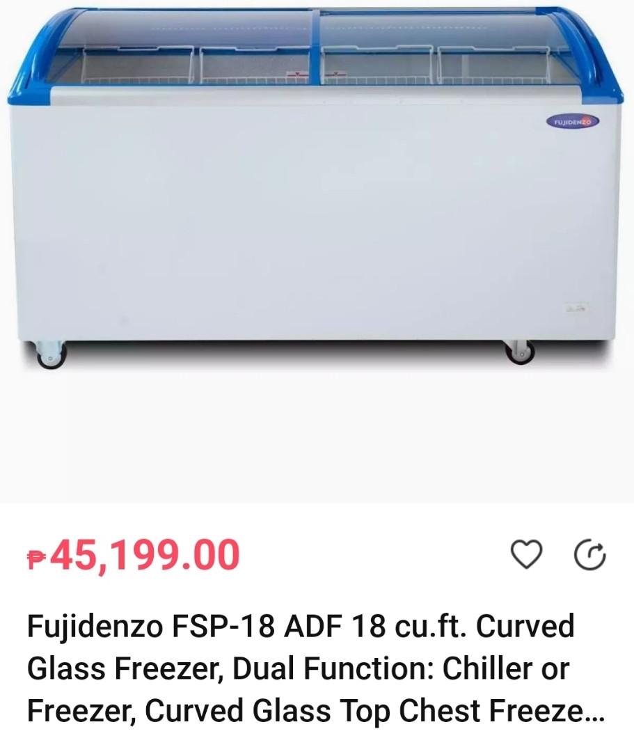 Freezer Fujidenzo Glass Top Chest Freezer Tv Home Appliances Kitchen Appliances Refrigerators And Freezers On Carousell