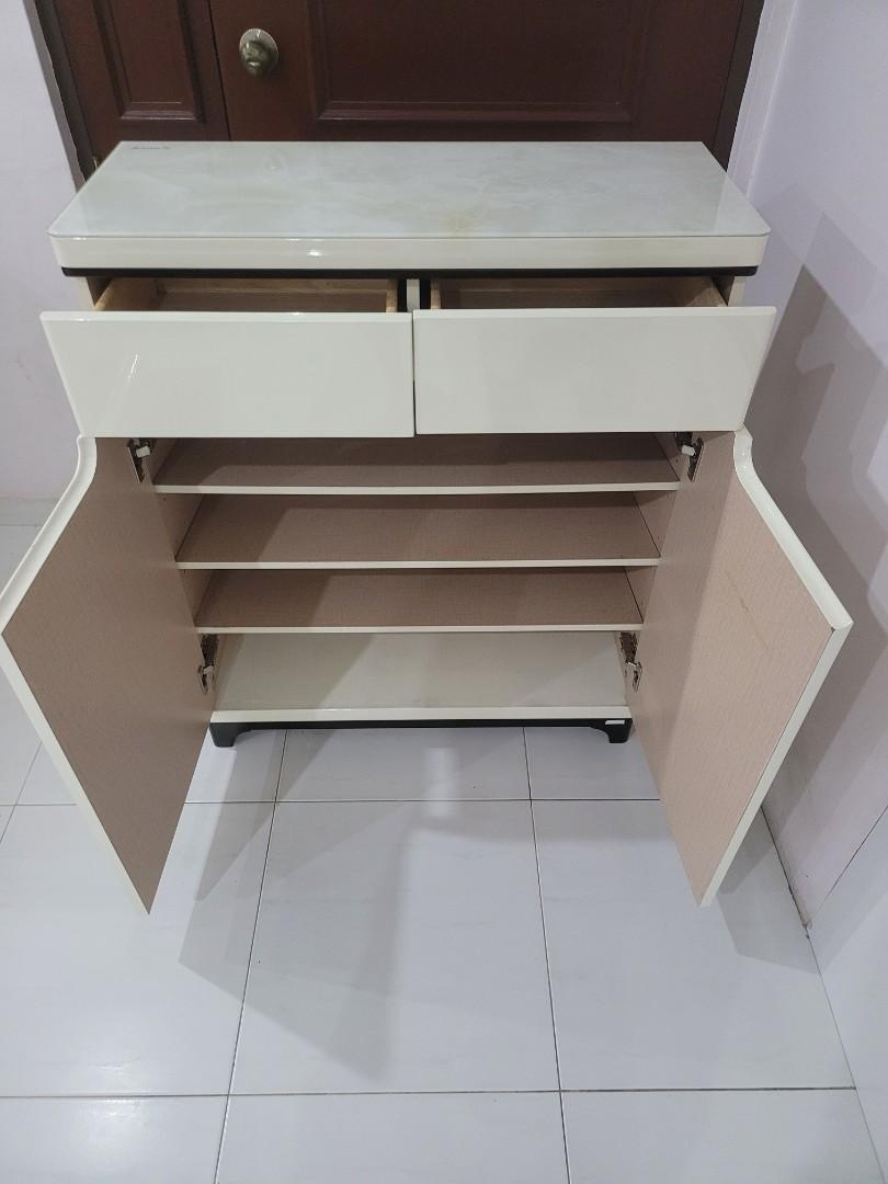 Glass top shoe for sale, Furniture & Home Living, Furniture