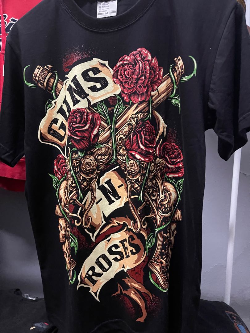 GUN&ROSE TSHIRT BAND, Men's Fashion, Tops & Sets, Tshirts & Polo Shirts