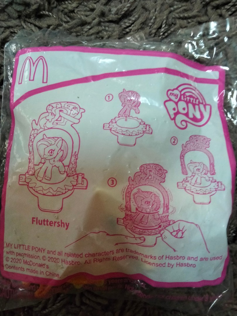 Happy Meal My Little Pony Fluttershy, Hobbies & Toys, Collectibles ...