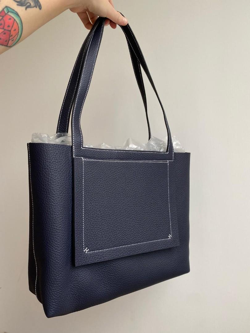 Hermes Hermes Cabasellier 31 Bag, Blue